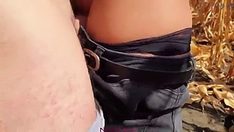 Step-Brother'S Ejaculation Inside My Underwear During Farm Labor At 60 Frames Per Second