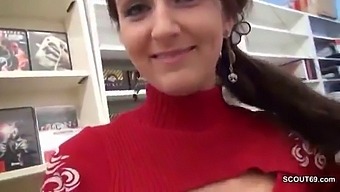 Young German Intern Gets Fucked On Camera By Store Owner