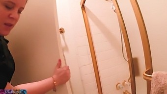 Curvy Stepmom'S Bathroom Encounter With Stepson After Church