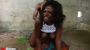 Teen Caught Fucking On A Black Farm By The Owner