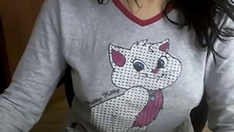 Beautiful Turkish Cam Girl'S Homemade Solo Show