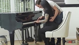 Jack Escobar, A Mexican Piano Tutor, Seizes The Opportunity And Gives Katrina Jade An Unforgettable Experience!