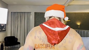 Watch Mrs. Claus Pleasure A Naughty Boy With Her Sexy Rear End On Cassiflix