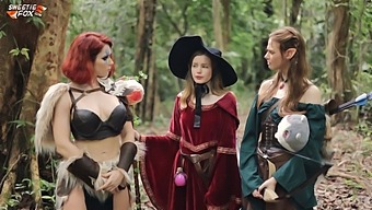 Big Ass Cosplay Adventure In A Fantasy World With A Sexy Demon Kitty