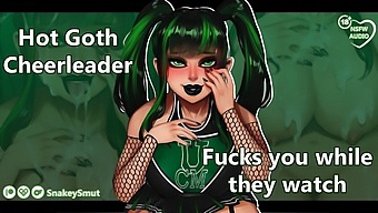 Goth Cheerleader Seduces In Pov Video With Squad Cameos