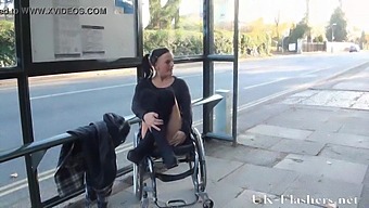 A Pornstar With A Disability Flaunts In Public