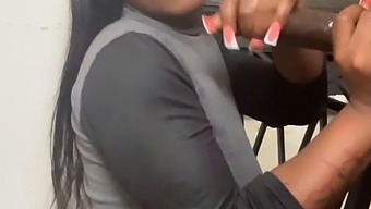 My Stepsister, A Professional Cock Sucker, Gives Me The Best Blow Job Ever.
