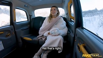 Beautiful Lingerie Model Gets Rough And Deepthroat Action In A Fake Taxi Ride