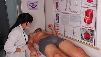 A Boy Got A Hard-On In Front Of The Nurse.